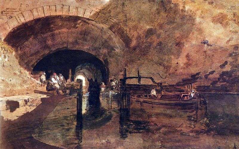 Canale nel tunnel vicino a Leeds   William Turner