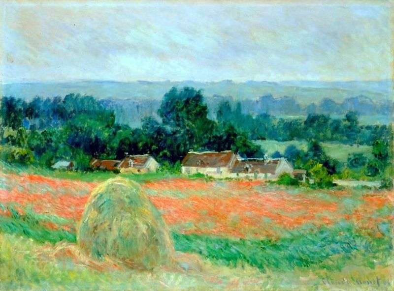 Pagliaio a Giverny   Claude Monet