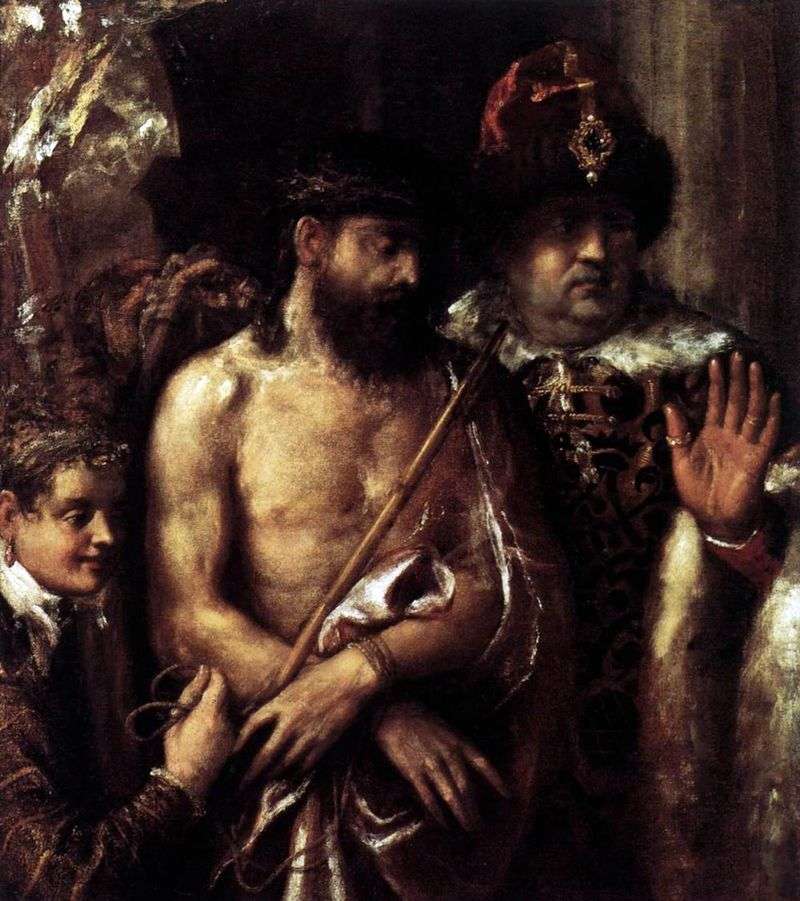 La beffa (rimprovero) di Cristo   Tiziano Vecellio