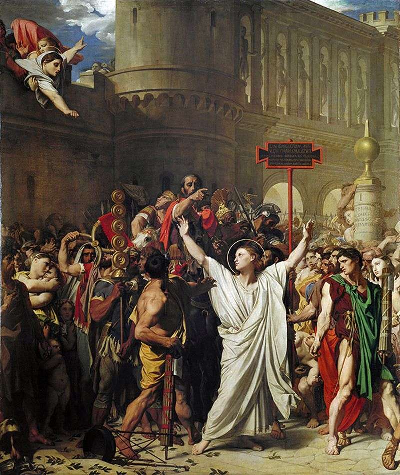 Il martirio di San Simferio   Jean Auguste Dominique Ingres