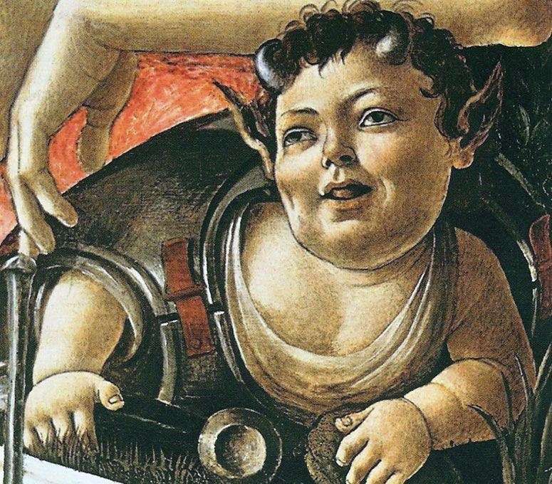 Satyr burlone (frammento)   Sandro Botticelli