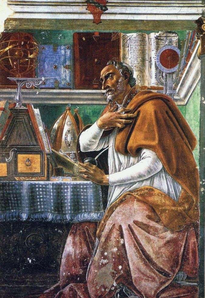 SantAgostino il Beato   Sandro Botticelli