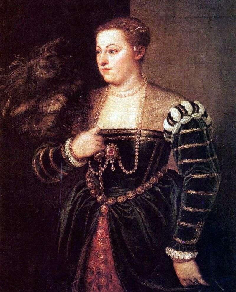 Ritratto della figlia di Tiziano Lavinia   Tiziano Vecellio