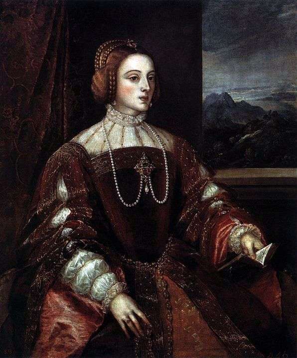 Ritratto di Isabella del Portogallo   Tiziano Vecellio