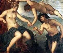 Bacco tradimento con Arianna   Jacopo Tintoretto