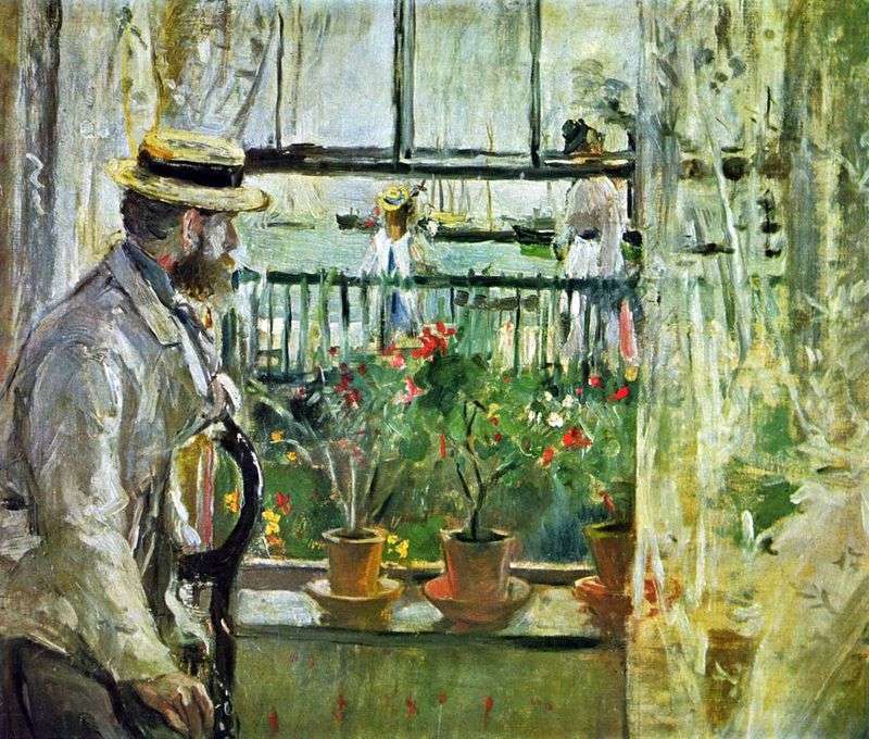 Eugene Mans sullisola di Wight   Berthe Morisot