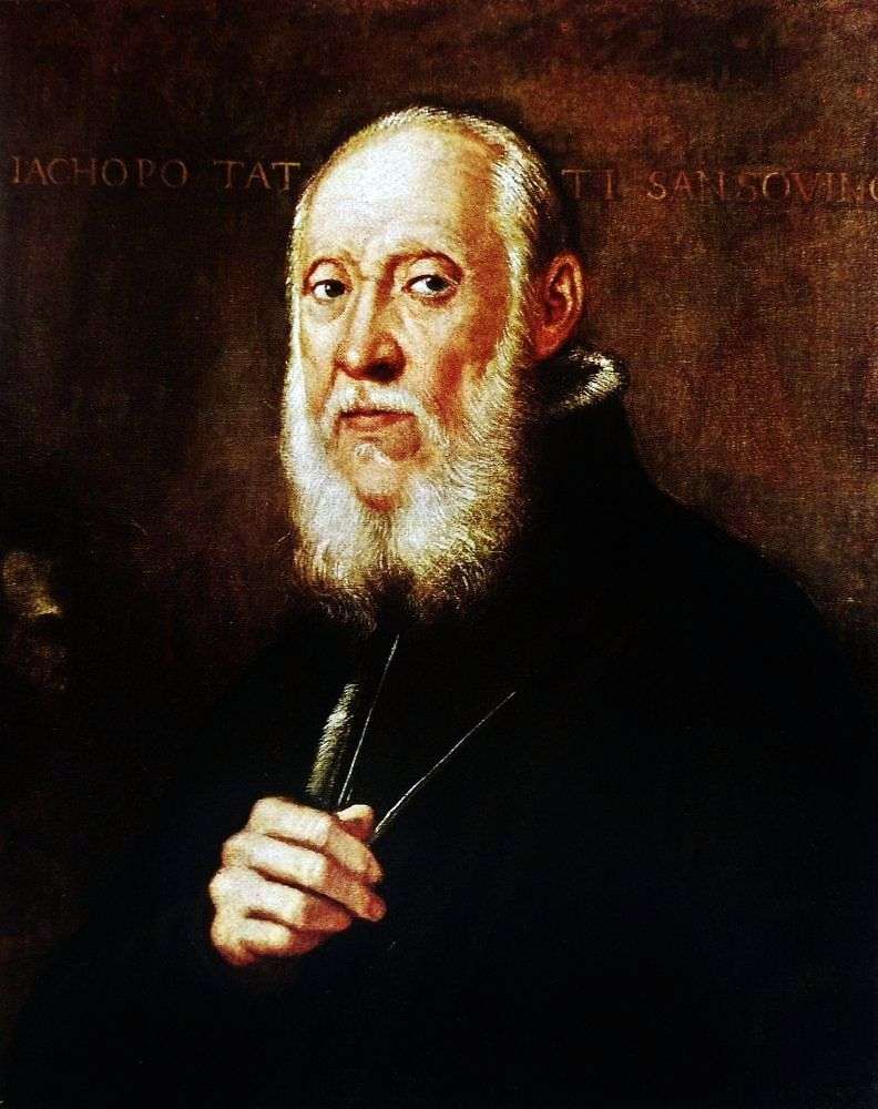Ritratto di Jacopo Sansovino   Jacopo Tintoretto