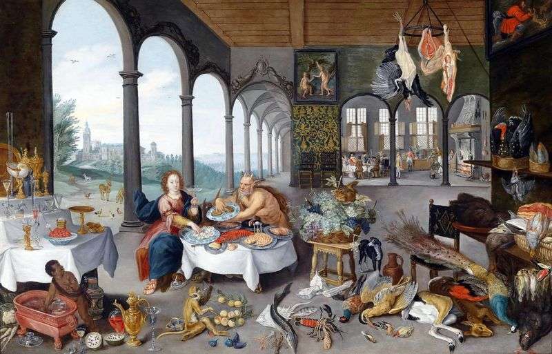 Allegoria del gusto   Peter Bruegel
