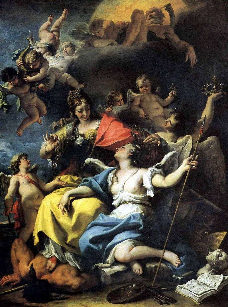 Allegoria della Francia a immagine di saggezza   Sebastiano Ricci