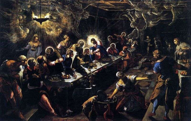 Lultima cena   Jacopo Tintoretto