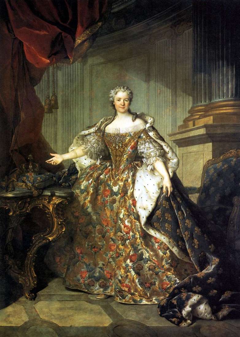 Maria Leshchinskaya, regina di Francia, moglie di Luigi XV   Louis Tokke