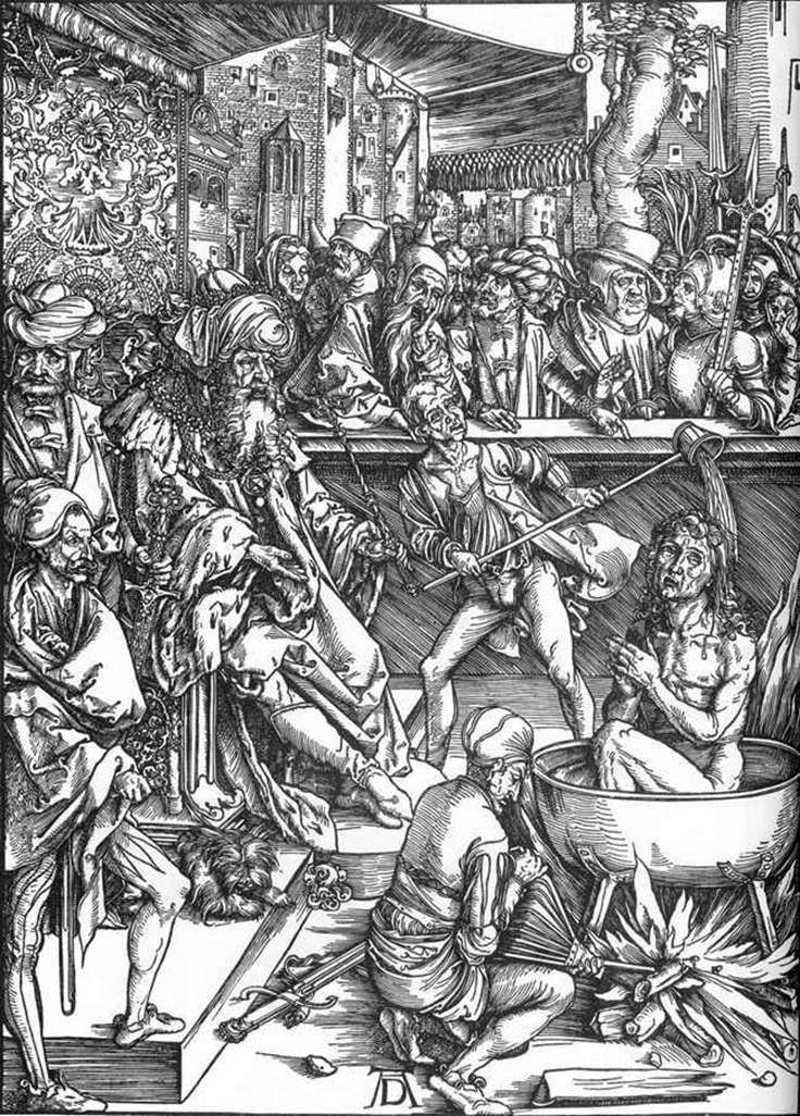 Il martirio di Giovanni il teologo   Albrecht Durer