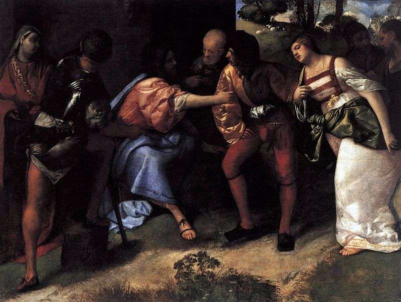 Cristo e il coniuge infedele Tiziano Vecellio