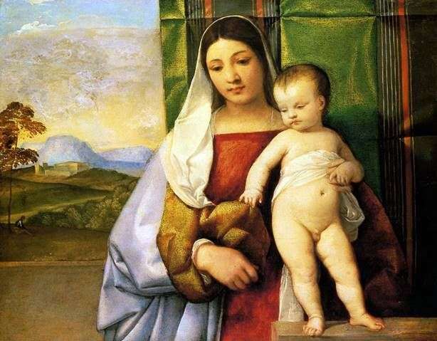 Gypsy Madonna   Titian Vecellio