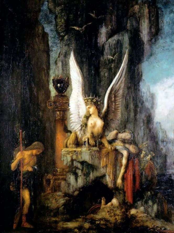 Edipo e la Sfinge   Gustave Moreau