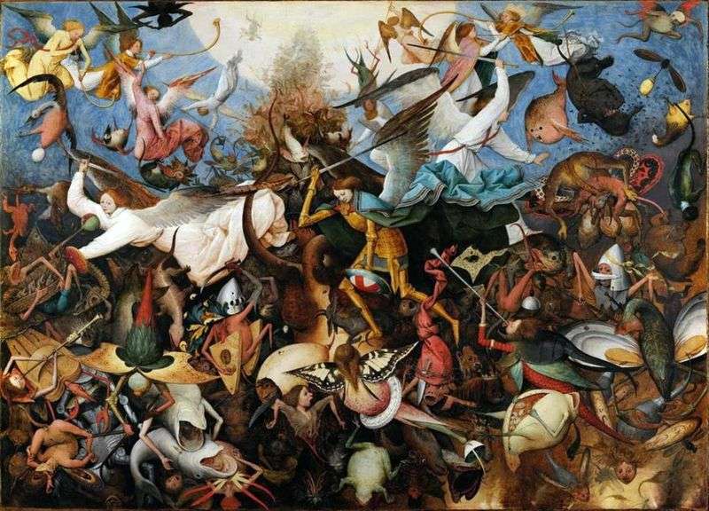 Lespulsione degli angeli caduti   Peter Bruegel