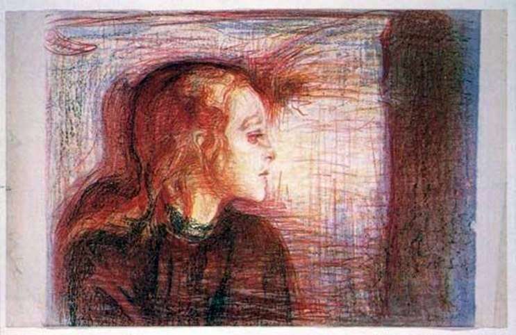 Ragazza epilettica   Edvard Munch