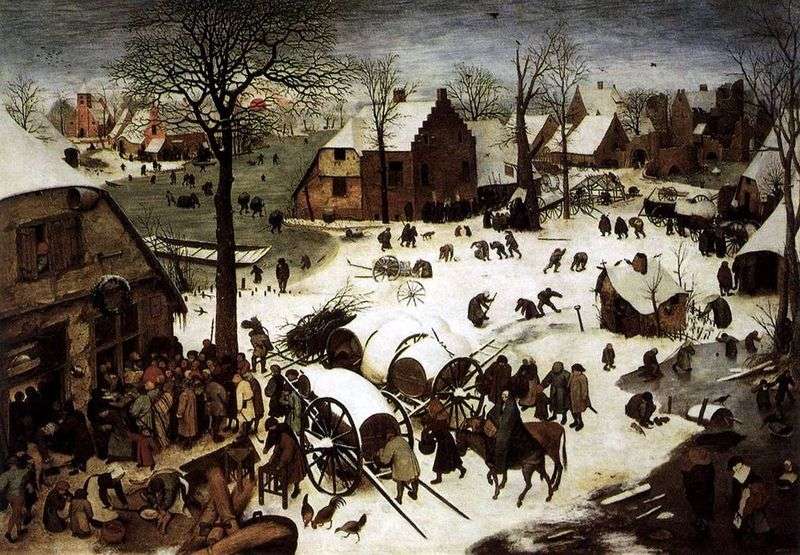 Censimento di Betlemme   Peter Bruegel