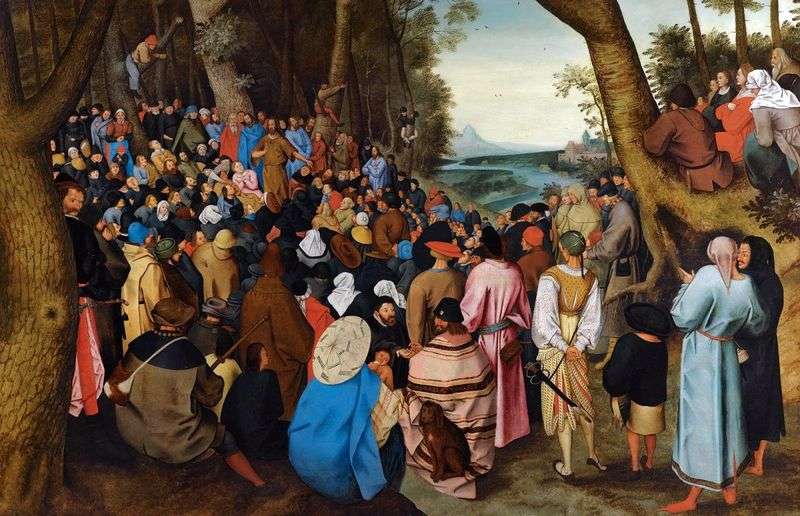 Il sermone di Giovanni Battista   Peter Bruegel