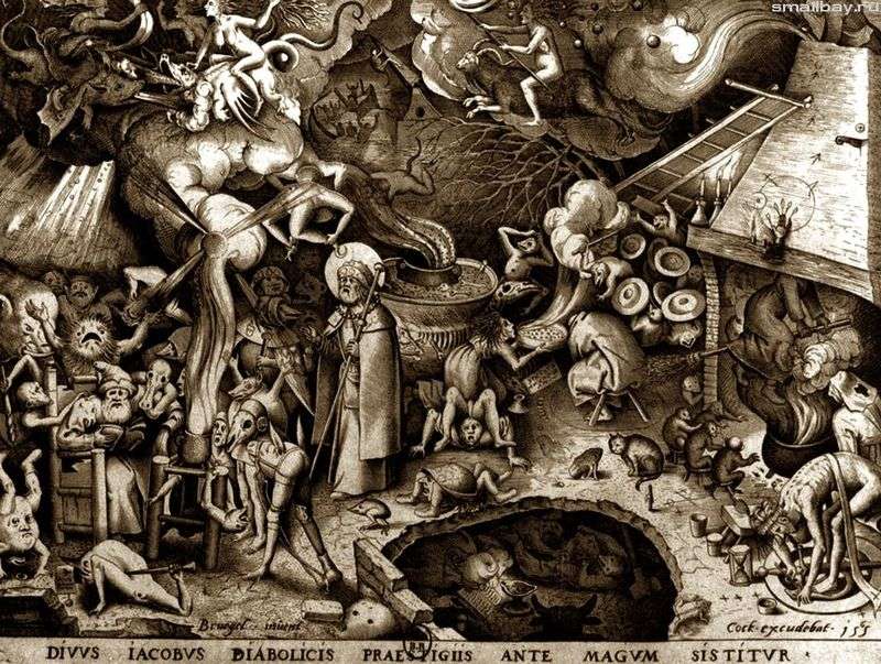 San Girolamo. Incisione   Peter Bruegel