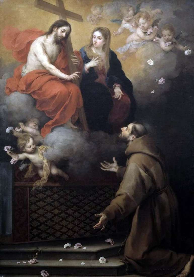 Visione di San Francesco   Bartolomeo Esteban Murillo