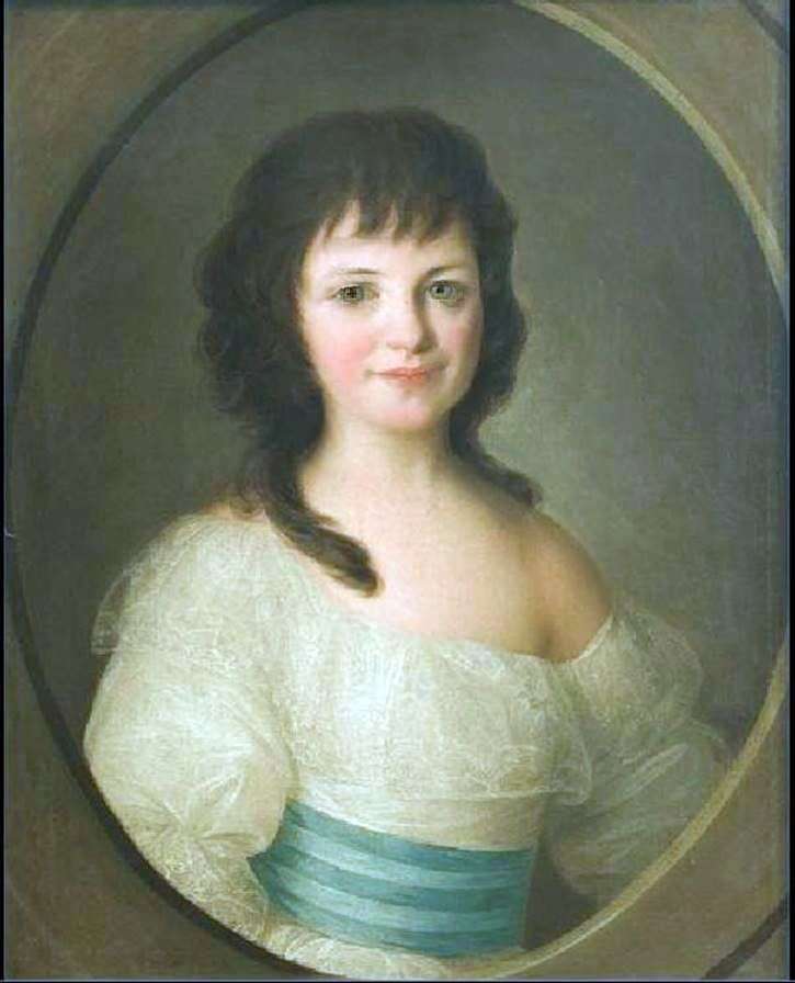 Ritratto della contessa P. A. Vorontsova da bambino   Fyodor Rokotov