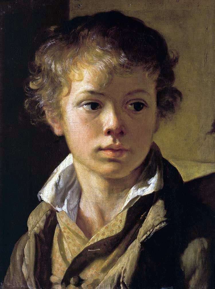Ritratto del figlio dellartista   Vasily Tropinin