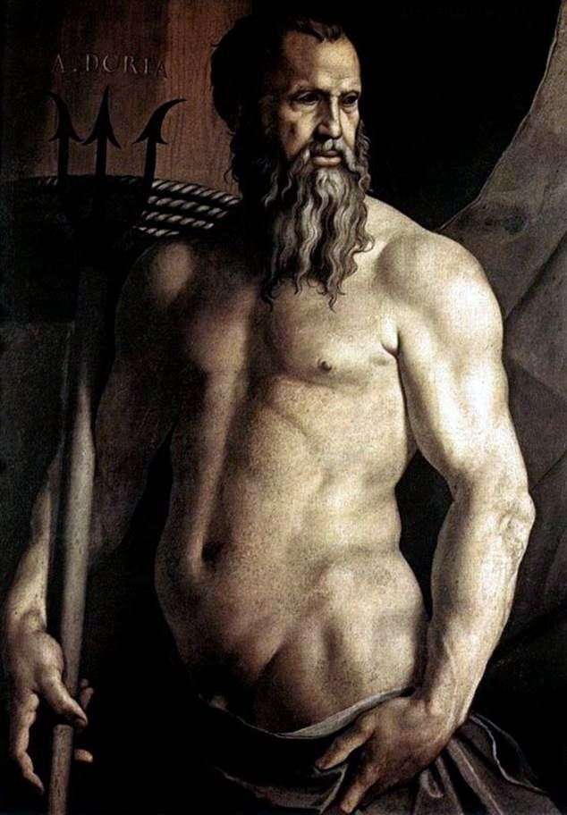 Ritratto di Andrea Doria a forma di Nettuno   Agnolo Bronzino