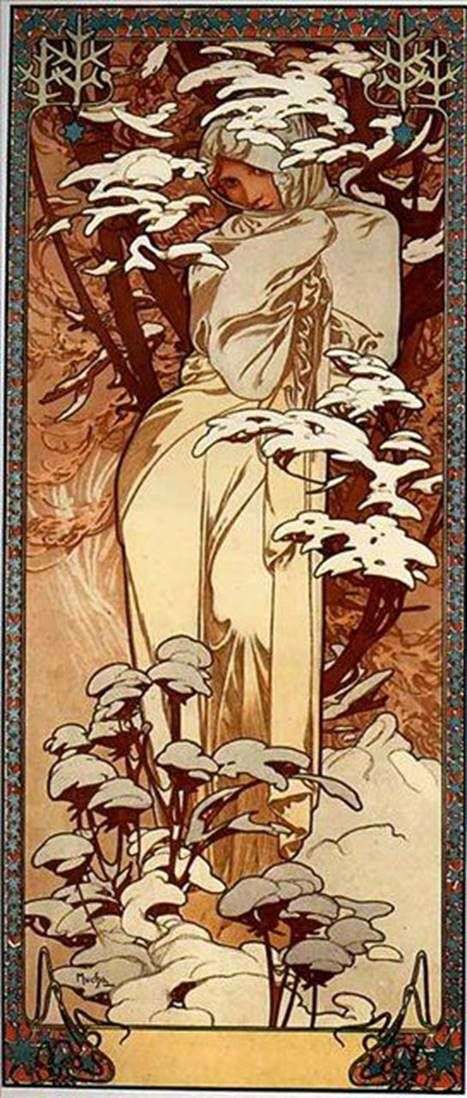 Inverno   Alphonse Mucha